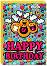 Happy Birthday - Мини пъзел от 54 части от колекцията SmileyWorld - 