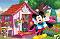 Мики и Мини в градината - Пъзел от 100 части на тема Мики Маус и приятели - 