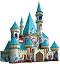 Замъкът на Елза и Анна - 3D пъзел от 216 части на тема Замръзналото кралство - 