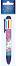 Химикалка с шест цвята Derform - Еднорог - 