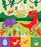 101 неща намери и стикерите залепи! Динозаври - детска книга
