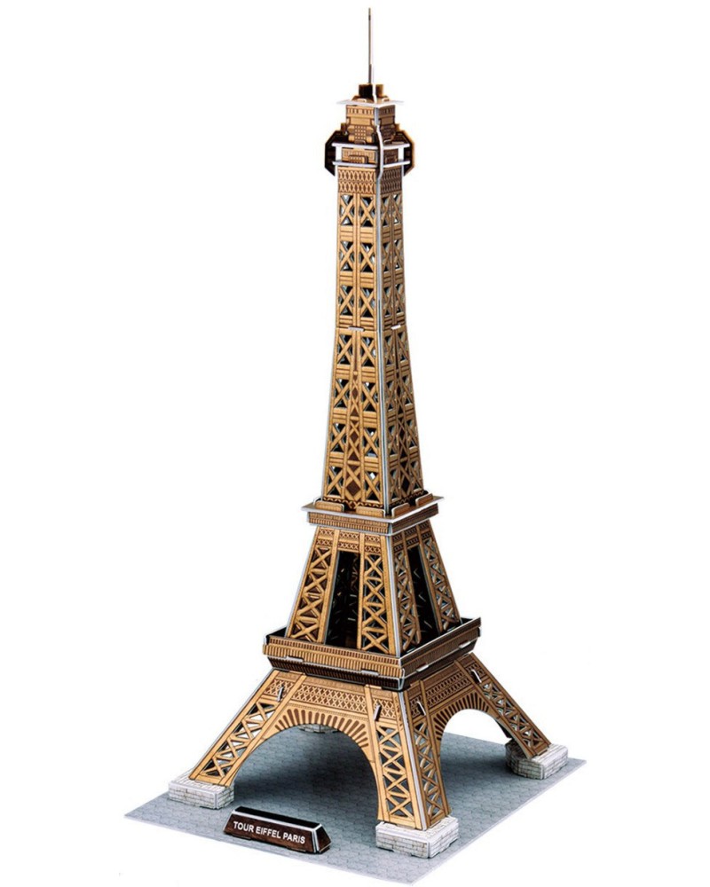 Айфеловата кула, Париж - 3D пъзел от 35 части - пъзел