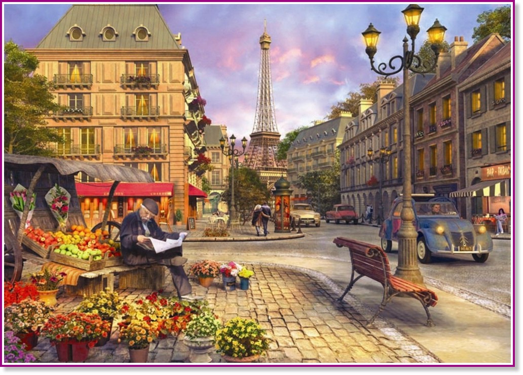 По улиците на Париж - Доминик Дейвисън (Dominic Davison) - пъзел