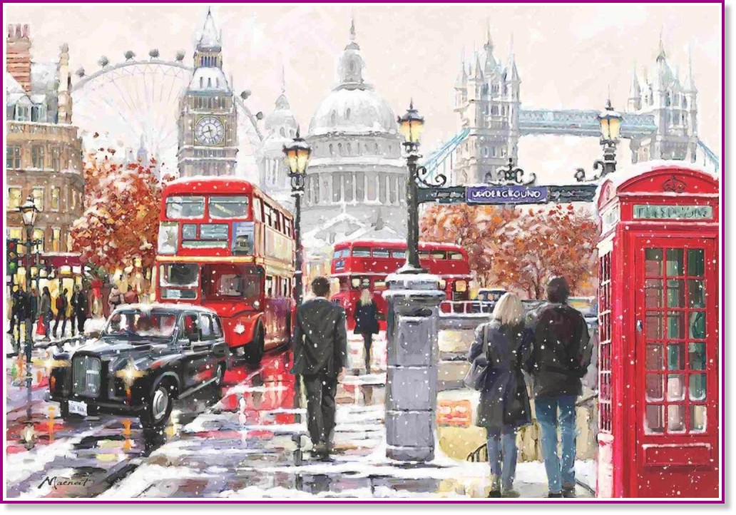 Лондон - Пъзел от 2000 части на Ричард Макнийл - пъзел