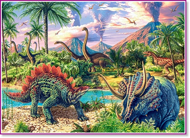 Динозаври - Пъзел от 120 части - пъзел