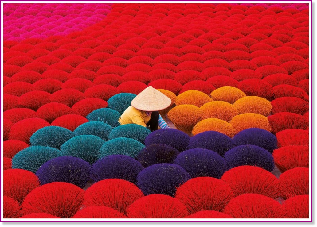 Село Инсенс, Виетнам Село Инсенс, Виетнам - Пъзел от 1000 части - пъзел