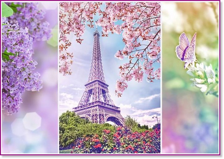 Пролет в Париж - Пъзел от 1000 части - пъзел
