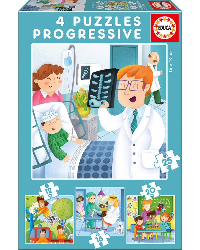       - 4   12, 16, 20  25    Progressive Puzzles - 