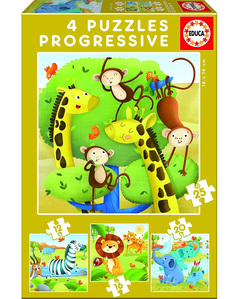   - 4   12, 16, 20  25    Progressive Puzzles - 