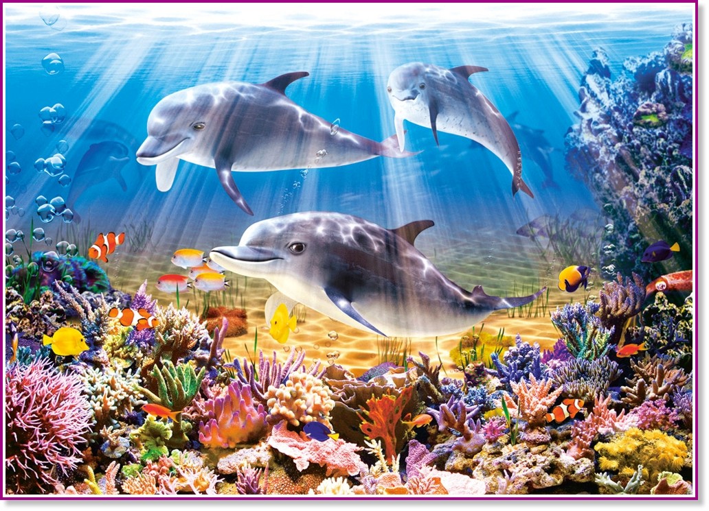 Делфини - Пъзел от 500 части - пъзел