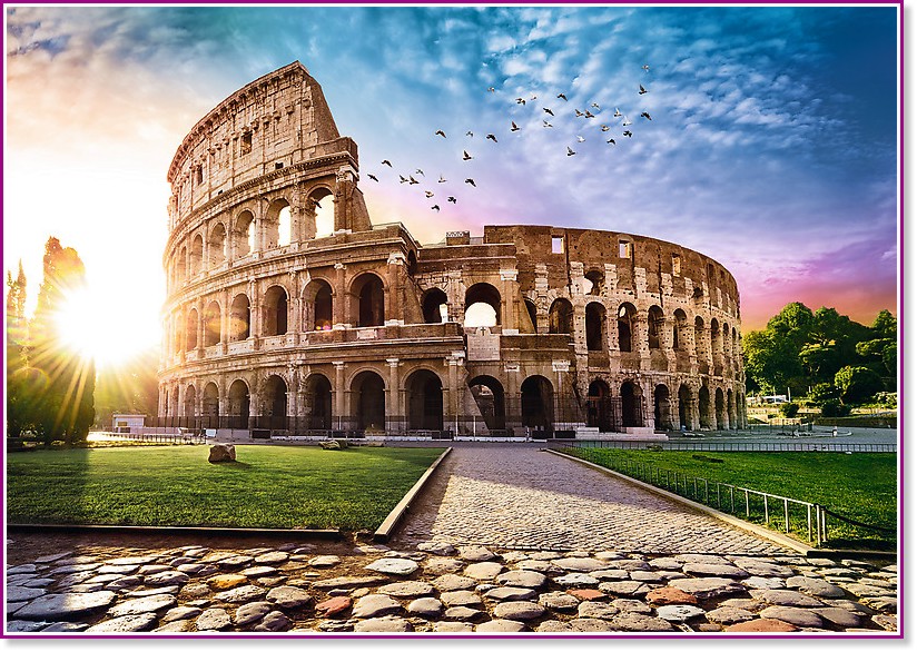 Колизеумът в Рим - Пъзел от 1000 части от колекцията Premium quality - пъзел