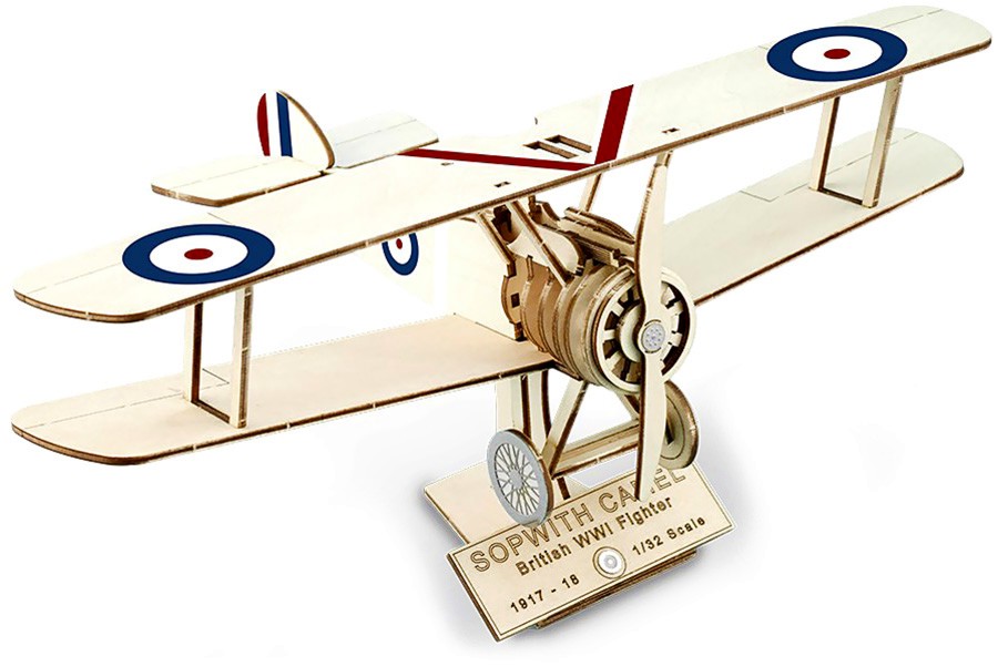   - Sopwith Camel - 3D     "Art & Wood" - 