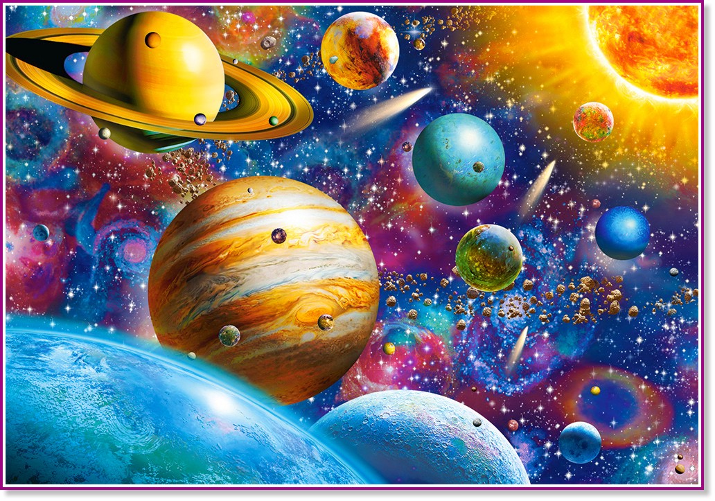 Слънчевата система - Пъзел от 1000 части на Ейдриан Честърман - пъзел