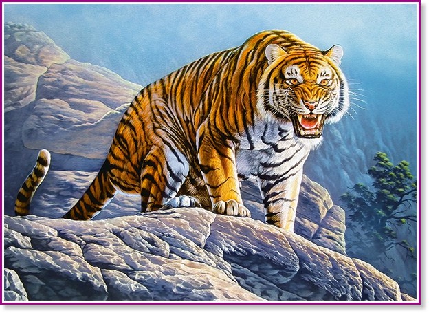 Тигър в планината - Пъзел от 180 части от колекцията "Premium" - пъзел