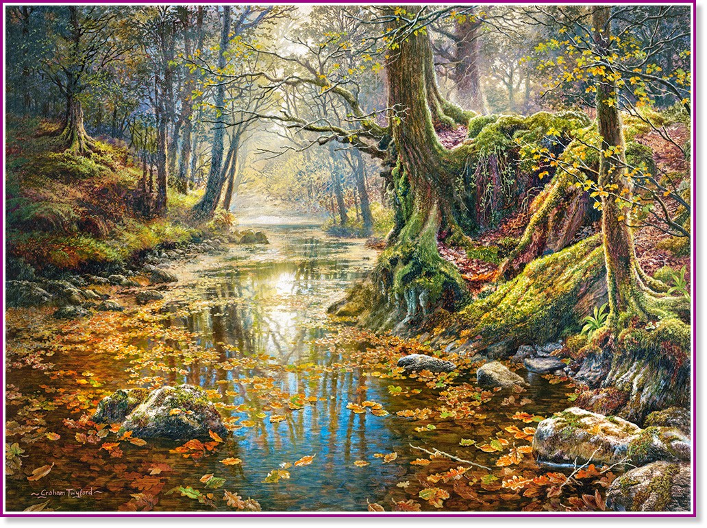 Есенна гора - Пъзел от 2000 части - пъзел