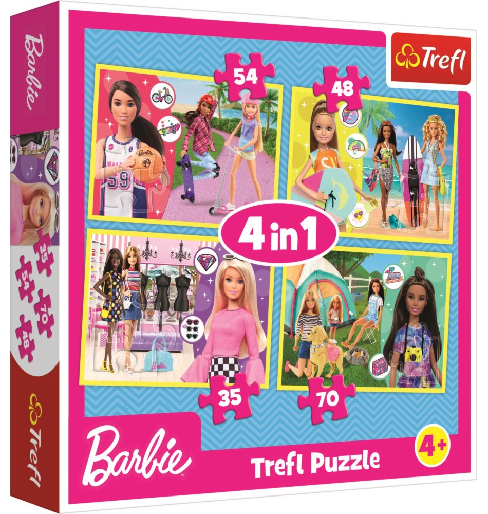    - 4      "Barbie" - 