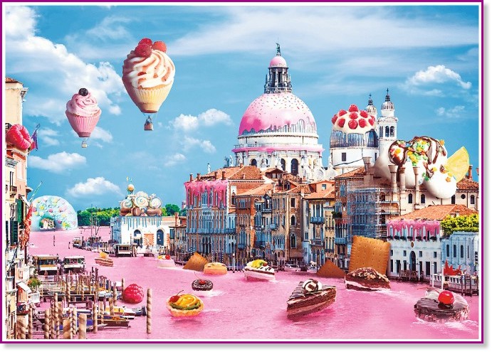 Венециански сладки - Пъзел от 1000 части - пъзел