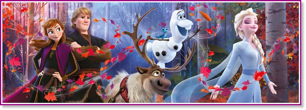 Замръзналото кралство 2 - Панорамен пъзел от серията "Frozen" - пъзел