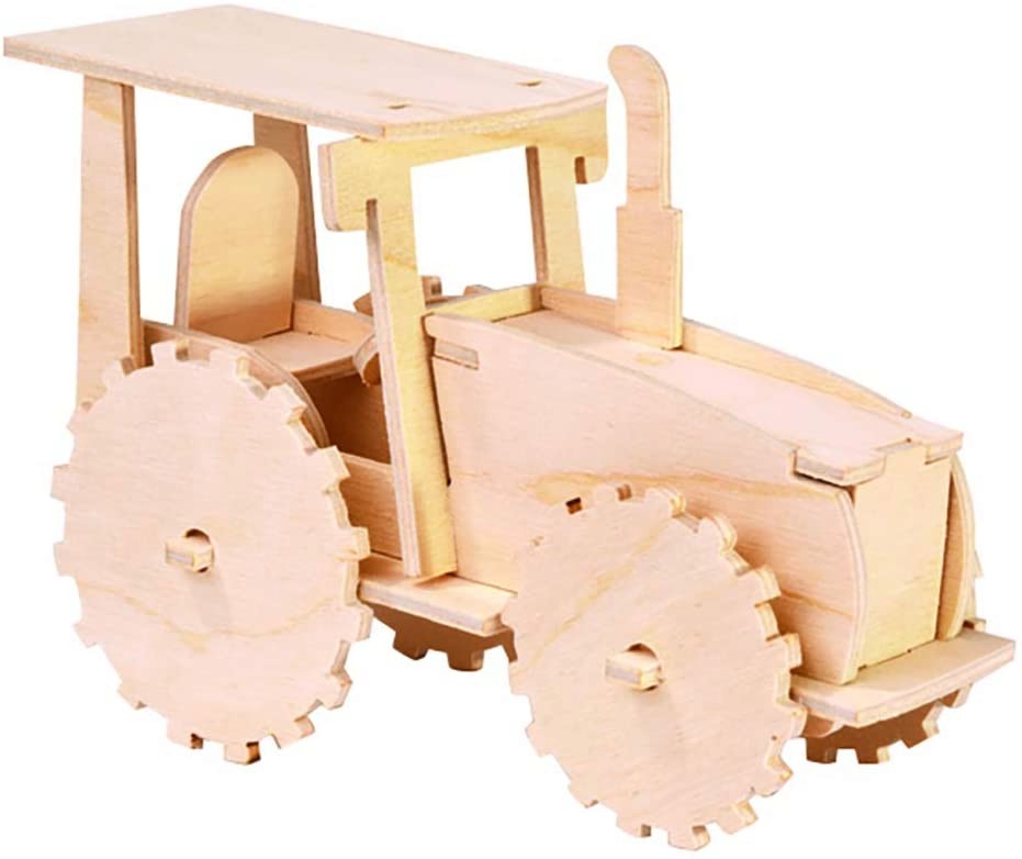 Трактор - Дървен 3D пъзел - пъзел