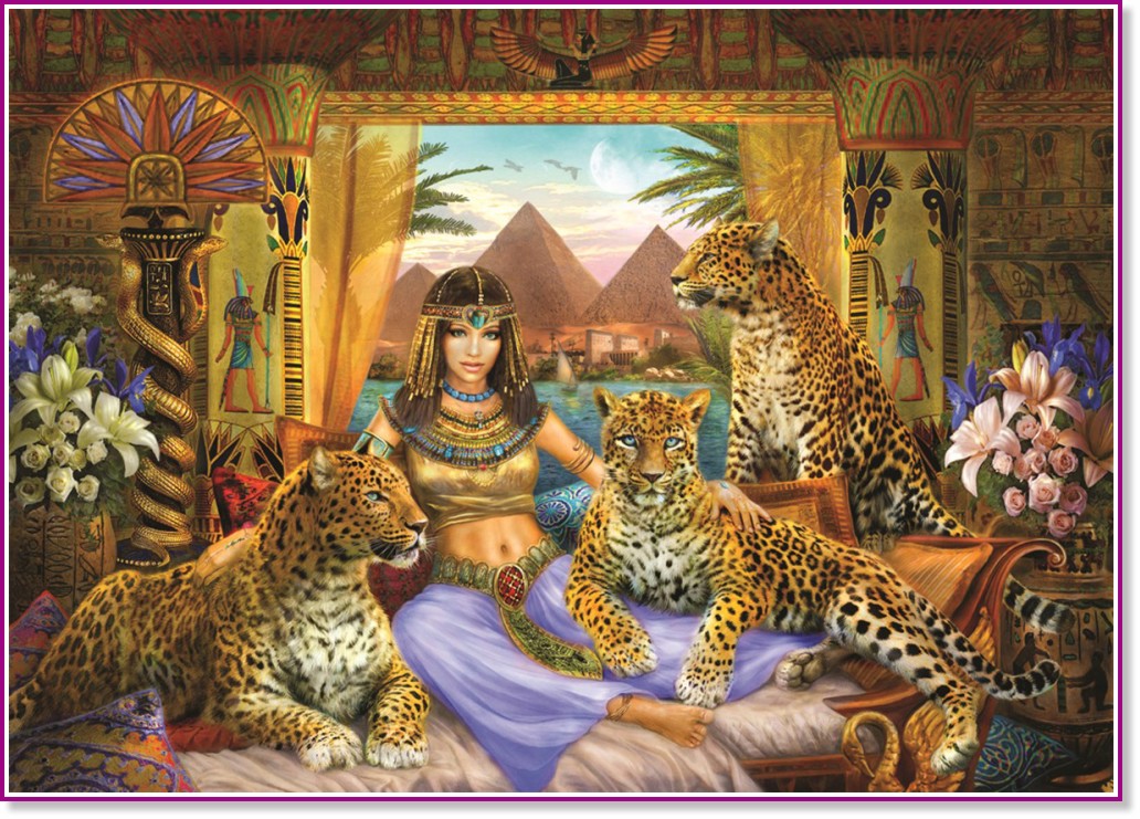 Египетска кралица - Пъзел от 1500 части на Жан Патрик - пъзел