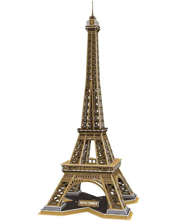 Айфеловата кула, Париж - 3D пъзел от 80 части от колекцията National Geographic Kids - пъзел