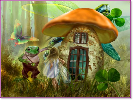 Къщичката на жабока - Пъзел от 40 части - пъзел