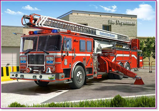 Противопожарна кола - Пъзел от 260 части - пъзел
