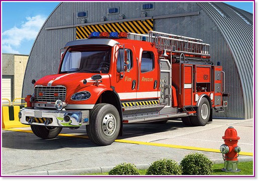 Противопожарна кола - Пъзел от 120 части - пъзел