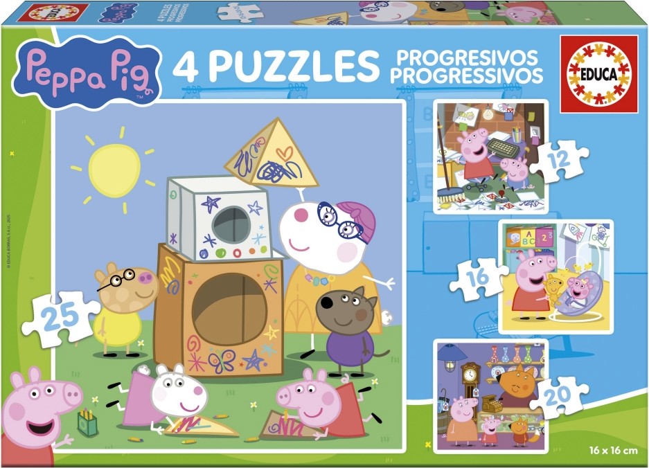 ������� ���� - ����� �� 12, 16, 20 � 25 �����, �� ���� Peppa Pig - �����