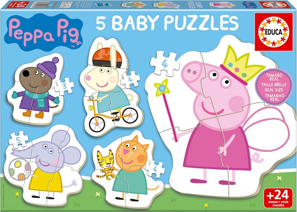   - 5   3, 4, 4, 4  5    Peppa Pig - 
