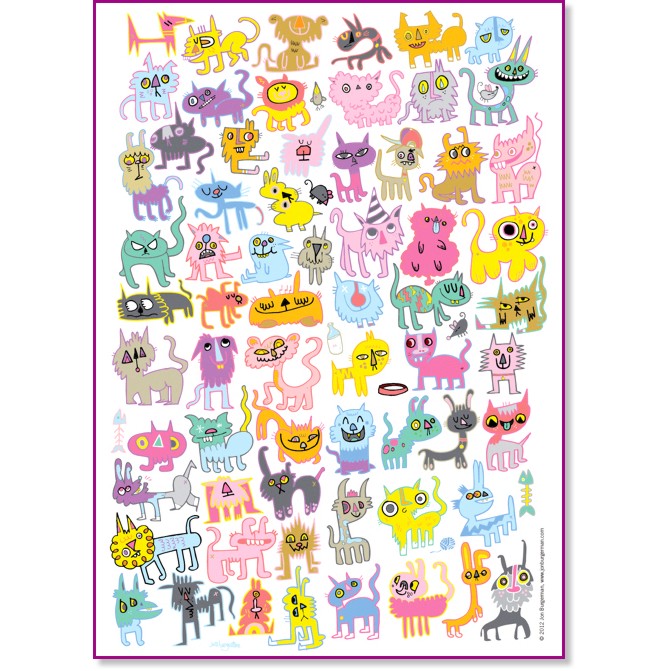 ���� ����� - ��������� ����� - ���� ��������� (Jon Burgerman) - �����
