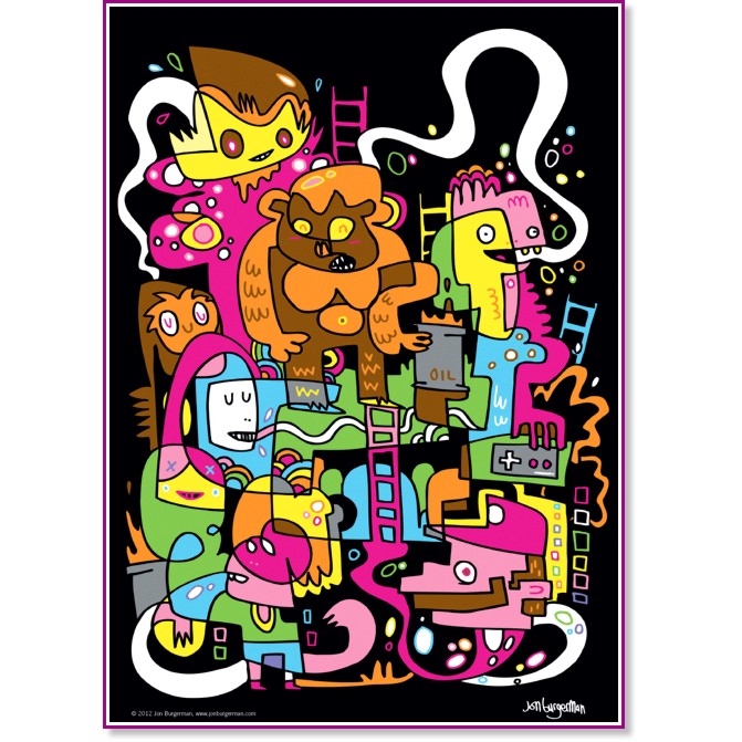 ���� ����� - Top Score - ���� ��������� (Jon Burgerman) - �����