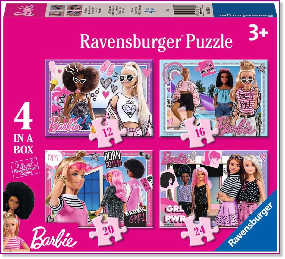  - 4   12, 16, 20  24    Barbie - 