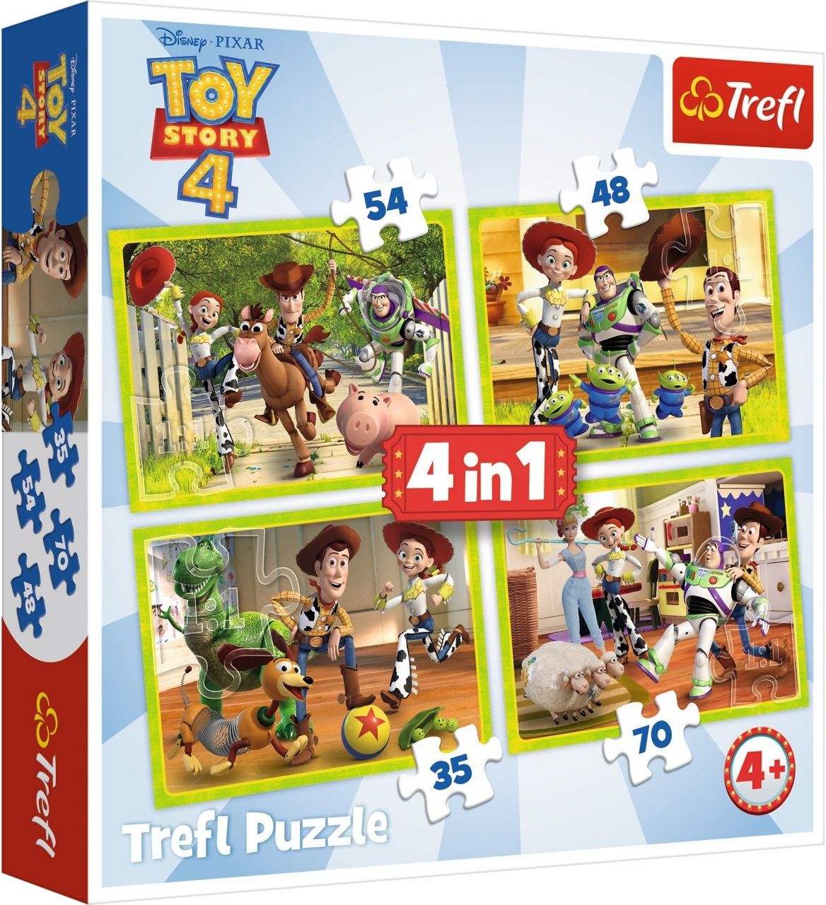 Играта на играчките 4 - Отбор играчки - 4 пъзела - 里 - store.bg