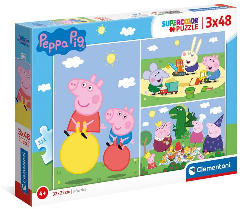 Пепа Пиг - Комплект от 3 пъзела - 里 - store.bg