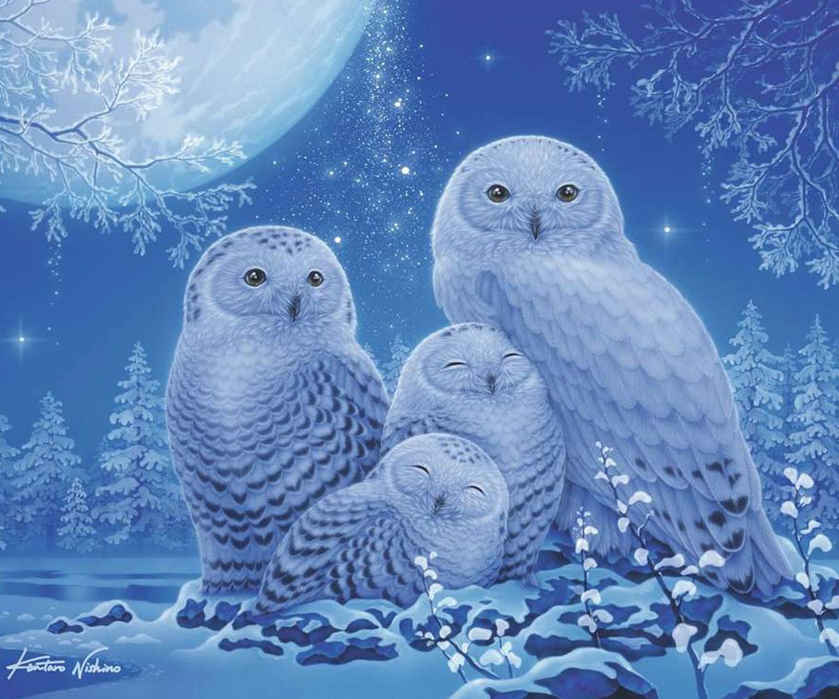 Неонов пъзел със сови ravensburger - store.bg