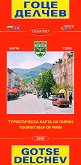 ����� �� ���� ������. ������������ ����� �� ����� Map of Gotse Delchev. Tourist Map of Pirin - 