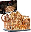 Скелет на Мамут - Светещ 3D пъзел от 463 части на тема Natural Museum - пъзел