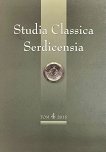 Studia Classica Serdicensia - ��� 4 - 