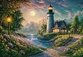 Фар на лунна светлина - Пъзел от 500 части - пъзел