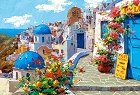 Пролет в Санторини, Гърция - Пъзел от 2000 части - пъзел