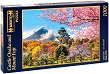 Замъкът Осака и планината Фуджи, Япония - Пъзел от 1000 части - пъзел