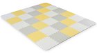 Gray and Yellow - Детски пъзел-килим от 30 меки части - пъзел
