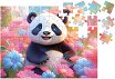 Панда - Дървен пъзел от 70 части, от колекцията Yuppie Cutie - пъзел