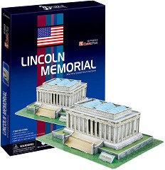 Мемориалът на Линкълн, Вашингтон - 3D пъзел - пъзел