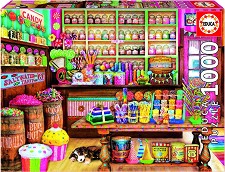 Магазин за сладки - Пъзел от 1000 части - пъзел