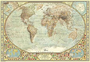 Световна карта - Джей Симънс (Jay Simmons) - пъзел