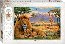 Лъвове - Пъзел от 2000 части от колекция Art - пъзел
