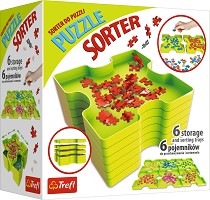 Кутии за сортиране на пъзелни части - Комплект от 6 броя - продукт