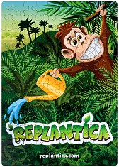 Replantica - Маймунка - Пъзел с кауза - пъзел